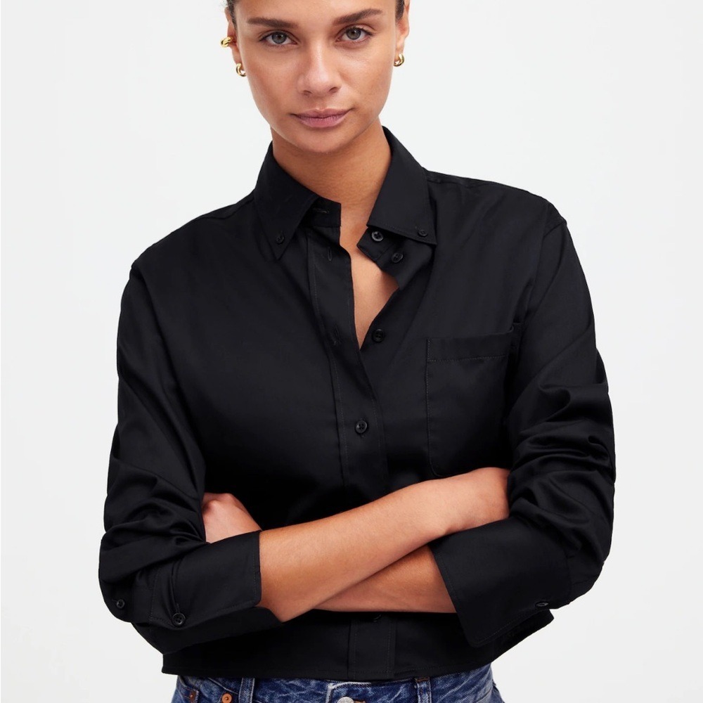 Madewell ANTHROPOLOGIE Boxy Cropped Indiesleeze Boho Festival Minimalist
